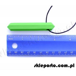 ARK Krypto-bite gryzak logopedyczny naszyjnik w kształcie kryształu - bardzo miękki