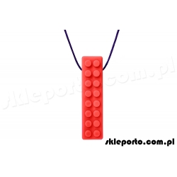 ARK Brick Stick gryzak logopedyczny naszyjnik w kształcie klocka lego - bardzo miękki