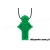 Gryzak logopedyczny naszyjnik w kształcie robota- twardy