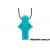 Gryzak logopedyczny naszyjnik w kształcie robota- miękki