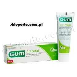 GUM ActiVital 75 ml pasta antybakteryjna koenzym Q10 + owoc granatu