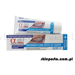 Alfa Ortho Noc pasta ortodontyczna 75 ml - asortyment ortodontyczny
