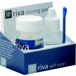 Riva self cure SC 15g proszek + 6,9 ml płyn -  glasjonomer do mieszania ręcznego