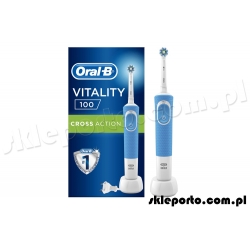 Braun Oral-B szczoteczka elektryczna Vitality D100 CrossAction - niebieska